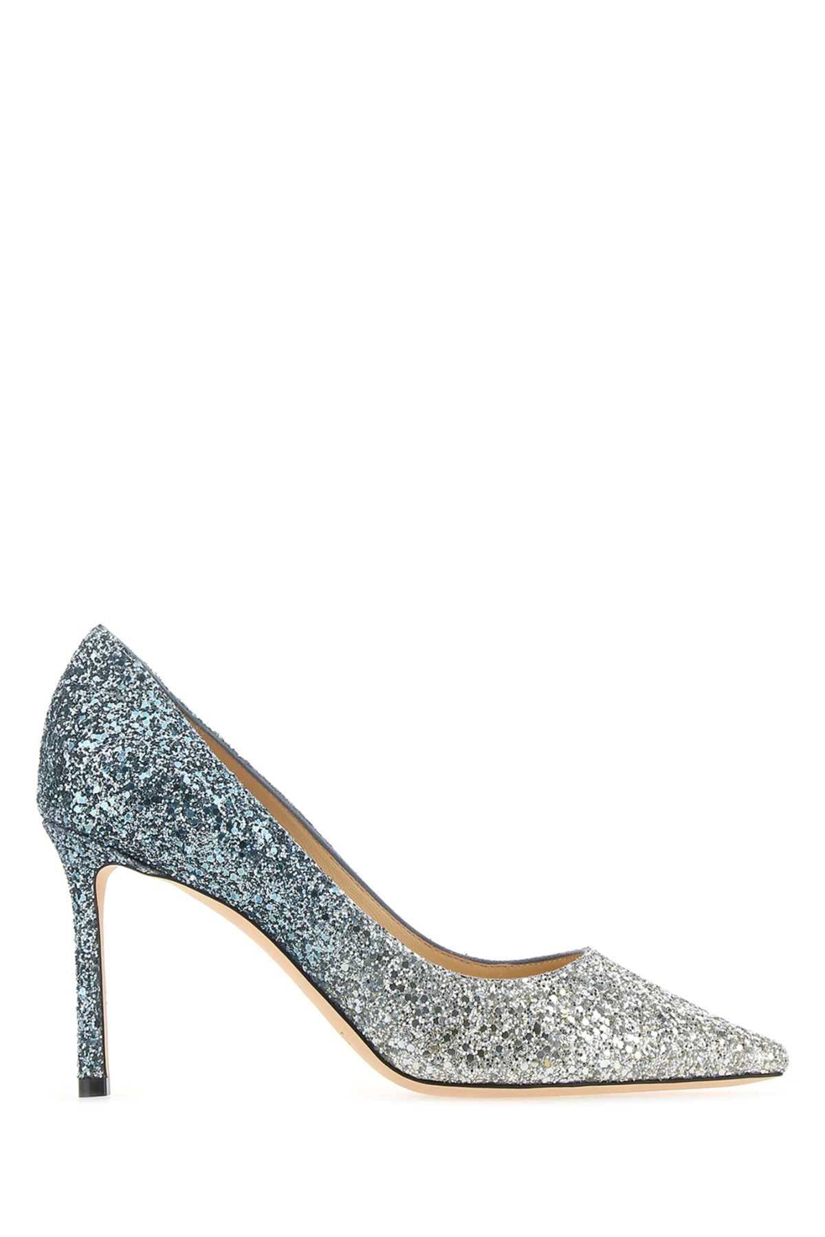 JIMMY CHOO Embellished Fabric Mini Pumps 85mm