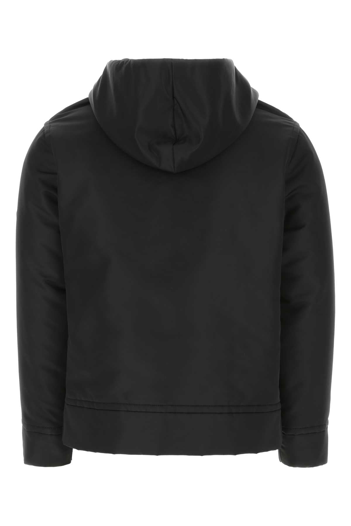 VALENTINO GARAVANI Essential Black Nylon Sweatshirt for Men