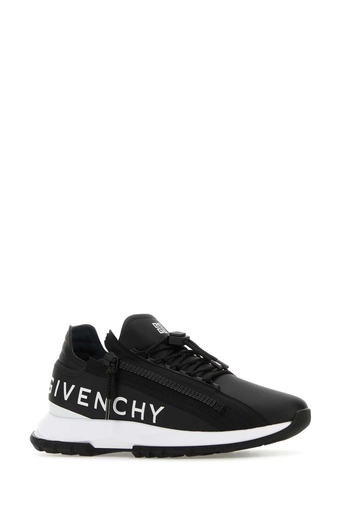 GIVENCHY Black Leather Spectre Sneakers for Men