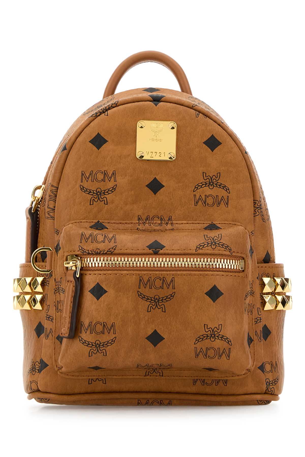 MCM Chic Printed Canvas Mini Backpack - 17 cm x 21 cm x 9 cm