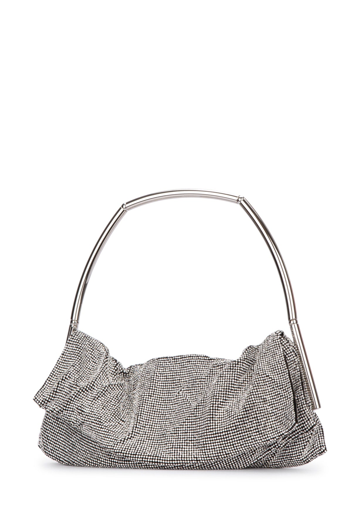 BENEDETTA BRUZZICHES Sleek Silver Mini Clutch for Women