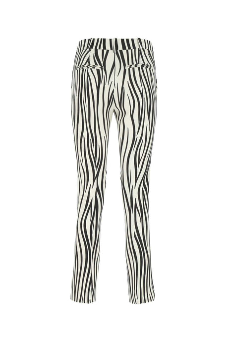 VALENTINO GARAVANI Animal Print Wool Blend Pants for Women