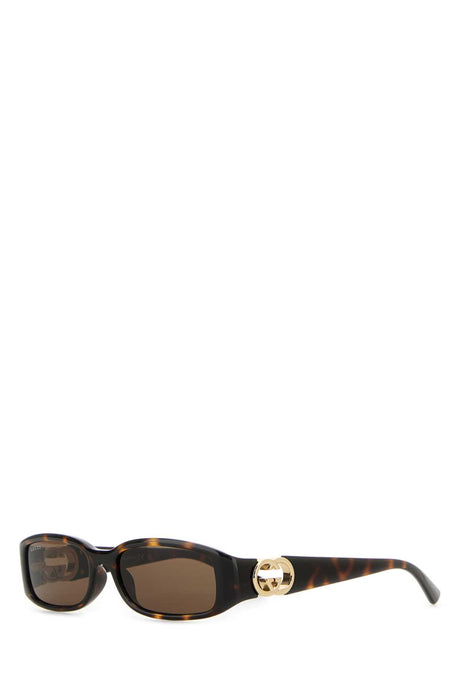 GUCCI Chic Animal Print Acetate Sunglasses