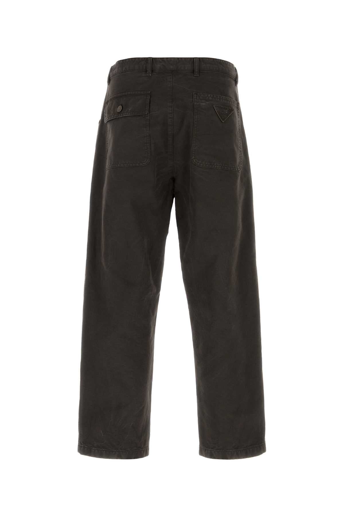 PRADA Cotton Wide-Leg Pants for Men