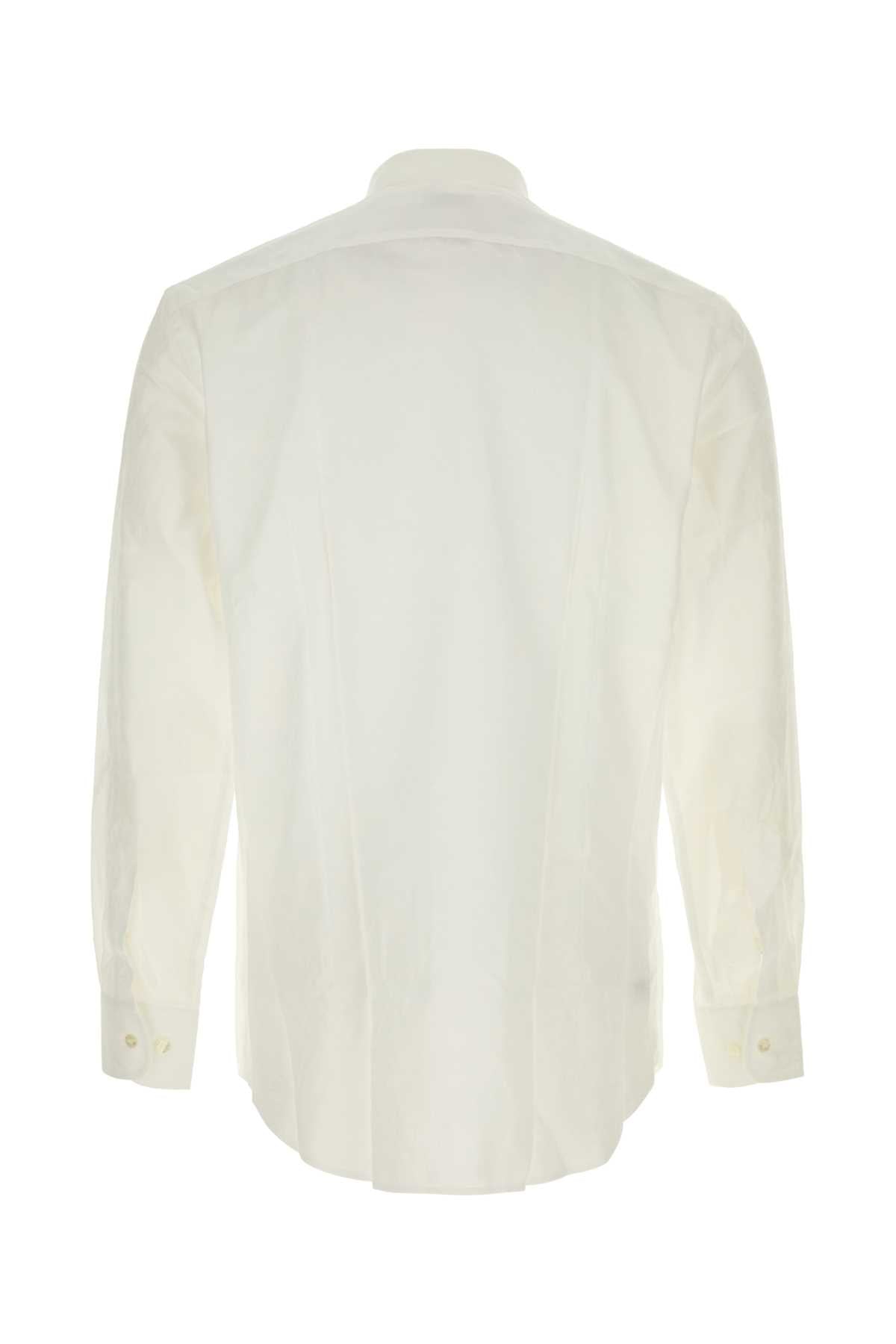 ETRO Essential White Cotton Shirt for Men