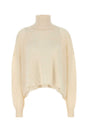 CHLOE Oversized Ivory Wool Blend Sweater