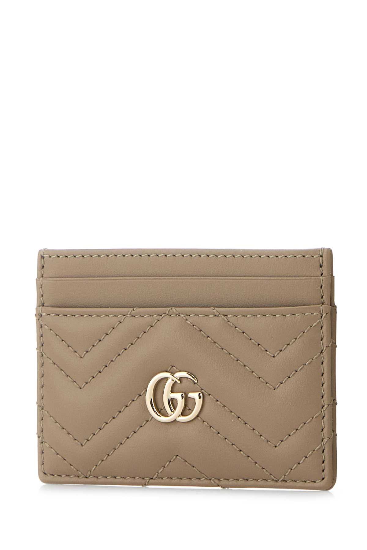 GUCCI Mini Leather GG Marmont Card Holder - Perfect Compact Accessory