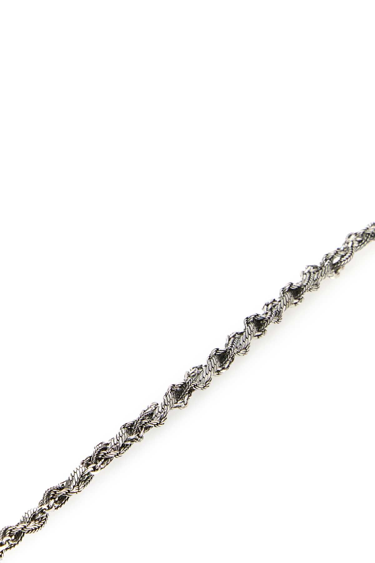 EMANUELE BICOCCHI 925 Silver Treccia Necklace - 49 cm