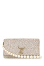 JIMMY CHOO Embellished Fabric Avenue Mini Wallet – 19.5 cm x 12.5 cm