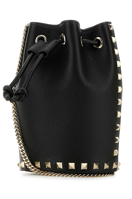 VALENTINO GARAVANI Mini Leather Bucket Handbag