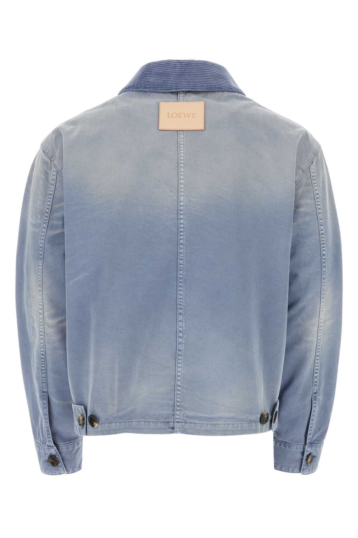 LOEWE Classic Light Blue Denim Jacket for Men