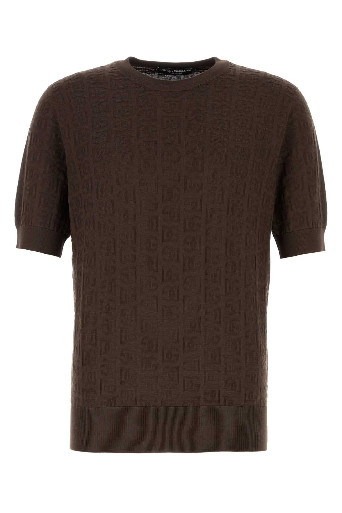 DOLCE & GABBANA Luxurious Silk T-Shirt for Men