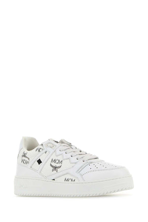 MCM Printed Canvas Terrain Sneakers for Women