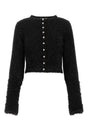 PACO RABANNE Chic Black Viscose Blend Cardigan for Women