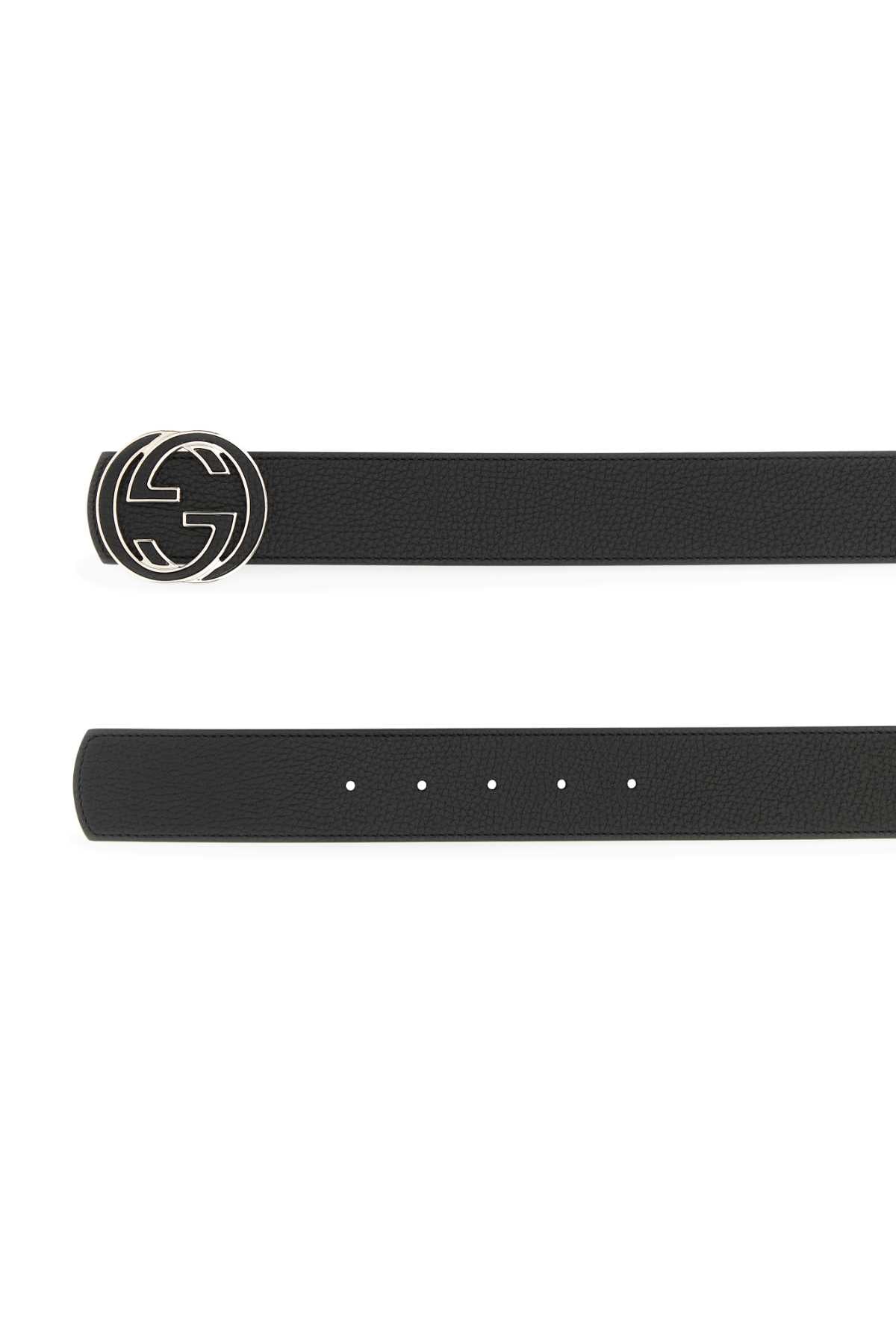 GUCCI Reversible Leather Belt - 4 cm Height