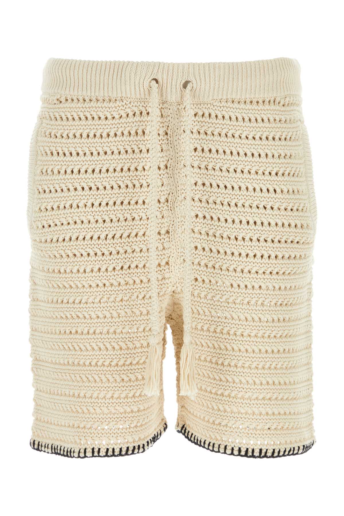 ALANUI Mini Sand Crochet Bermuda Shorts for Men