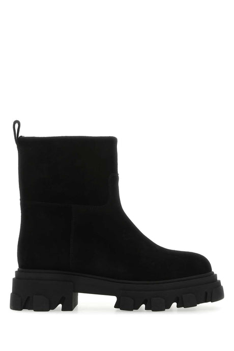 GIA COUTURE Chic Mini Suede Ankle Boots for Women