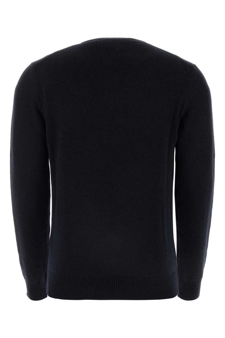 DOLCE & GABBANA Midnight Blue Wool Blend Sweater for Men