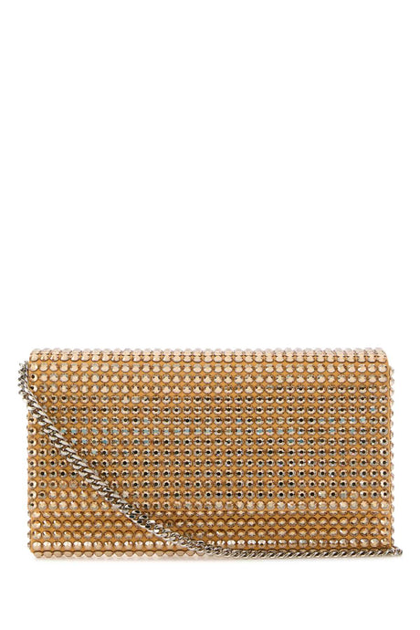 AMINA MUADDI Embellished Satin Mini Paloma Clutch