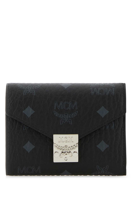 MCM Mini Printed Canvas Wallet