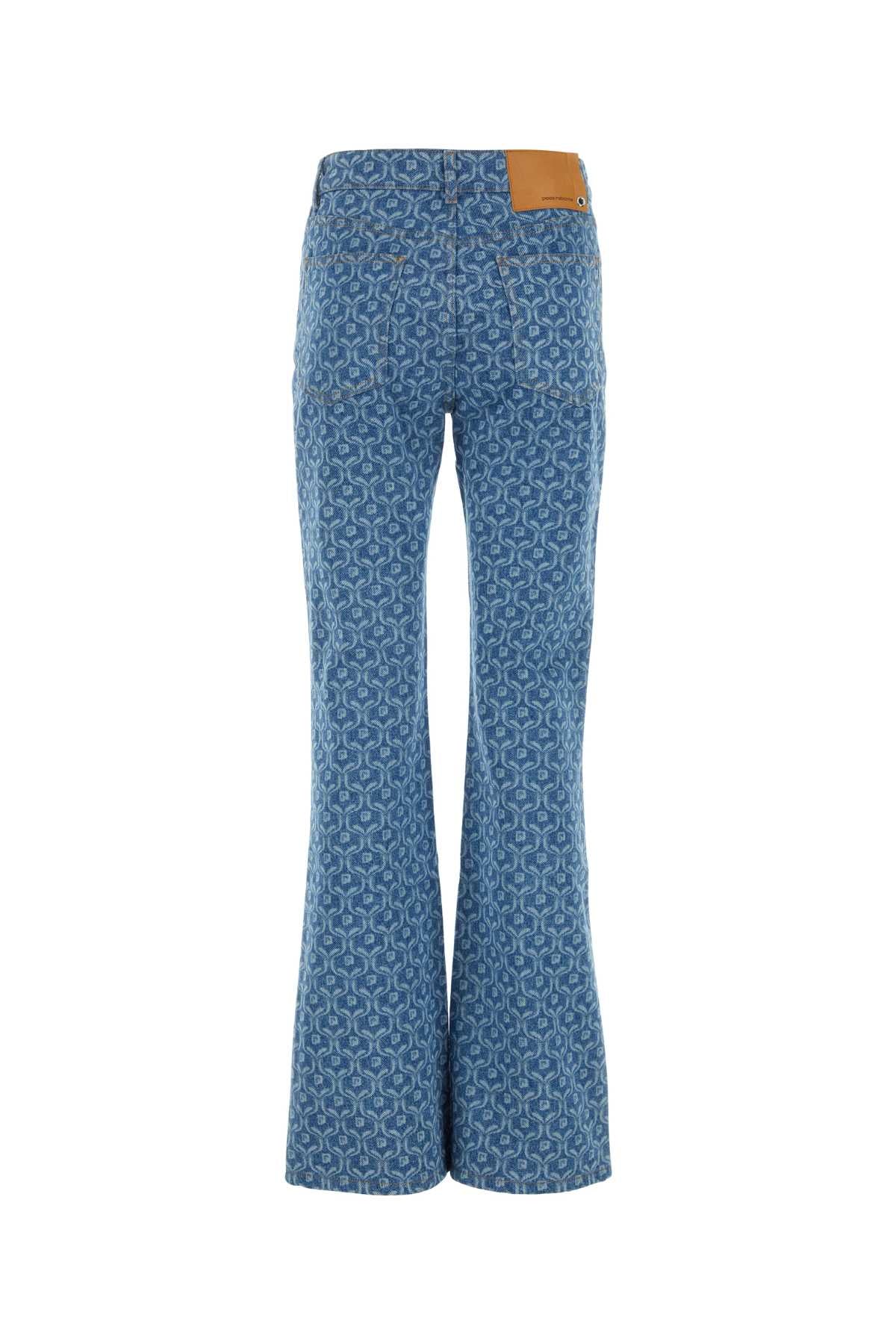 PACO RABANNE Stylish Printed Denim Jeans for Women - 2024 Collection