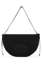 ALEXANDER WANG Large Black Canvas Bo Shoulder Handbag