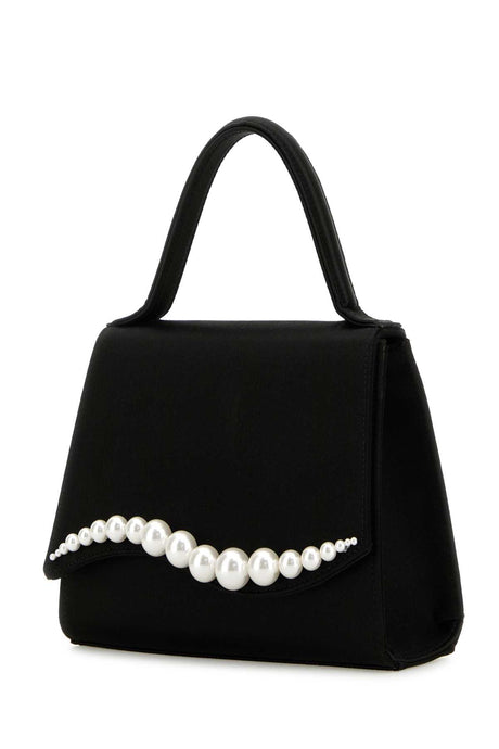 MACH&MACH Mini Satin Handbag - Elegant Black Design