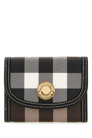 BURBERRY Mini Printed E-Canvas Wallet