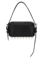 ALEXANDER WANG Mini Black Leather Shoulder Handbag