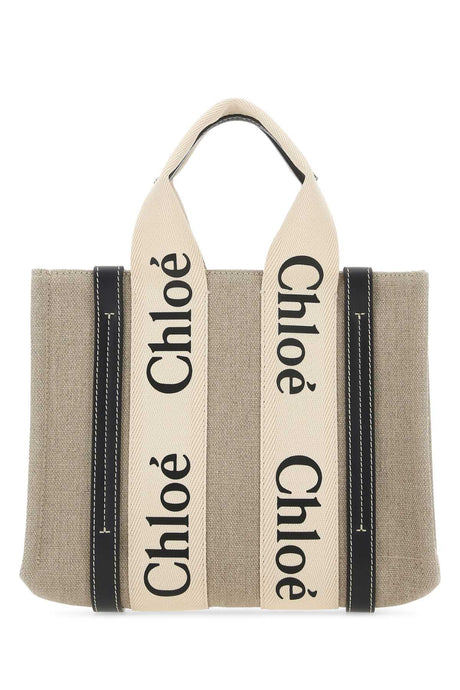 CHLOE Mini Multicolor Fabric Small Shopping Handbag