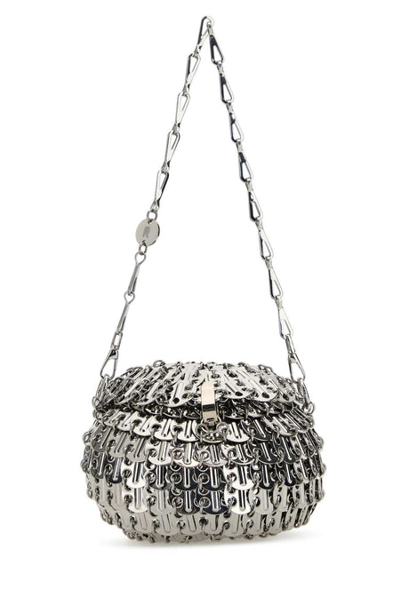 PACO RABANNE Mini Silver Metal Mesh Shoulder Handbag