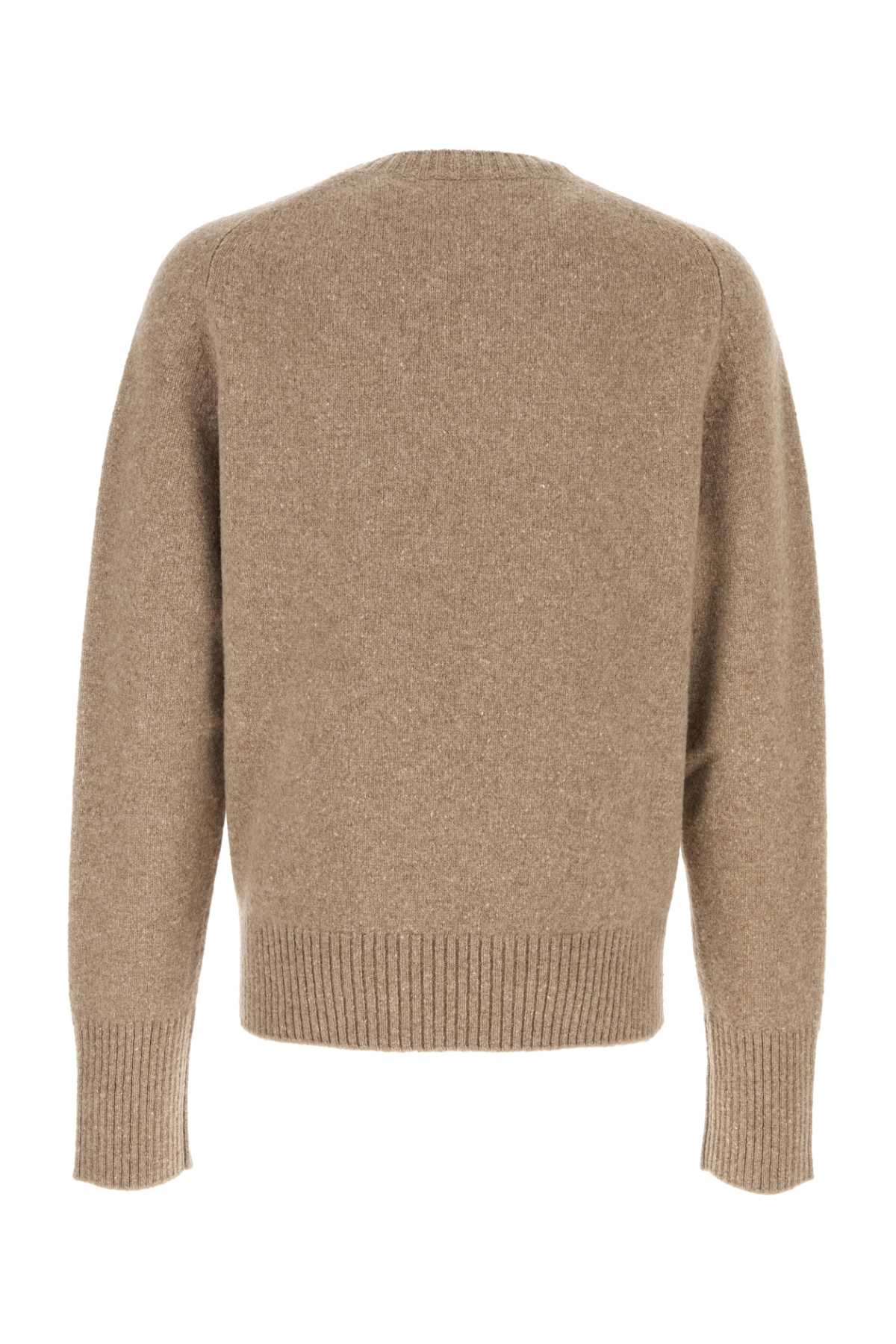 THE ROW Wool Mansell Sweater in Beige Tan - Men's Fashion Knitwear