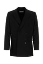 AMI Timeless Black Wool Blazer for Men