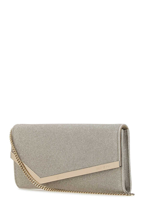 JIMMY CHOO Embellished Mini Fabric Clutch Bag