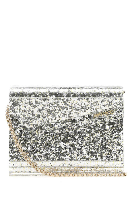 JIMMY CHOO Mini Embellished Acrylic Candy Clutch - 17cm x 13cm