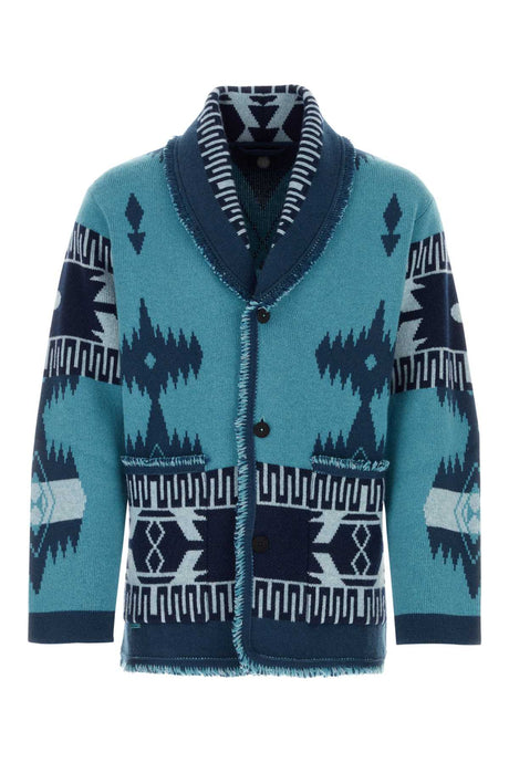 ALANUI Embroidered Cashmere Icon Jacquard Cardigan for Men