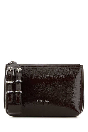 GIVENCHY Mini Leather Voyou Pouch Handbag