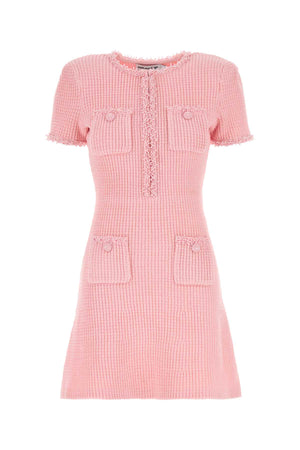 SELF PORTRAIT Chic Pink Stretch Mini Dress for Women