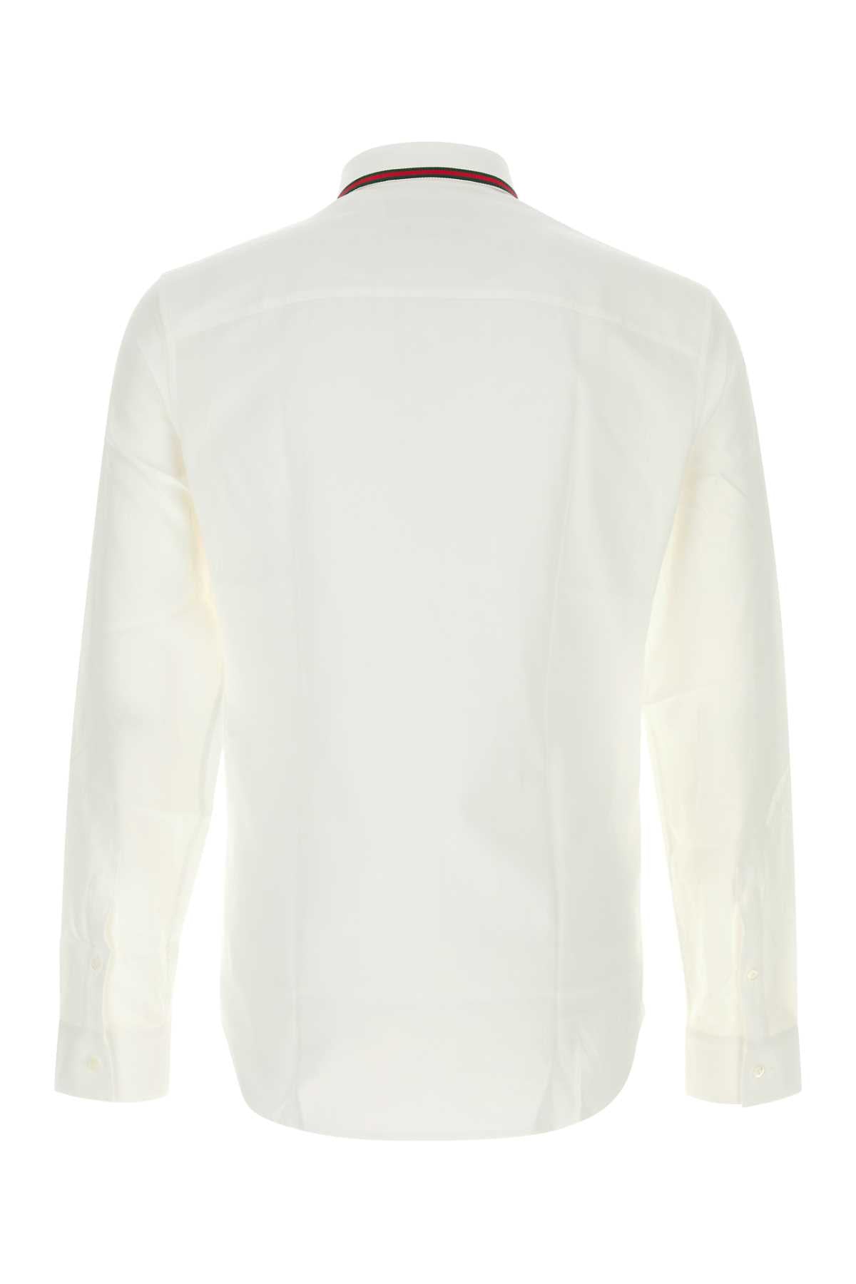 GUCCI Classic White Oxford Shirt for Men