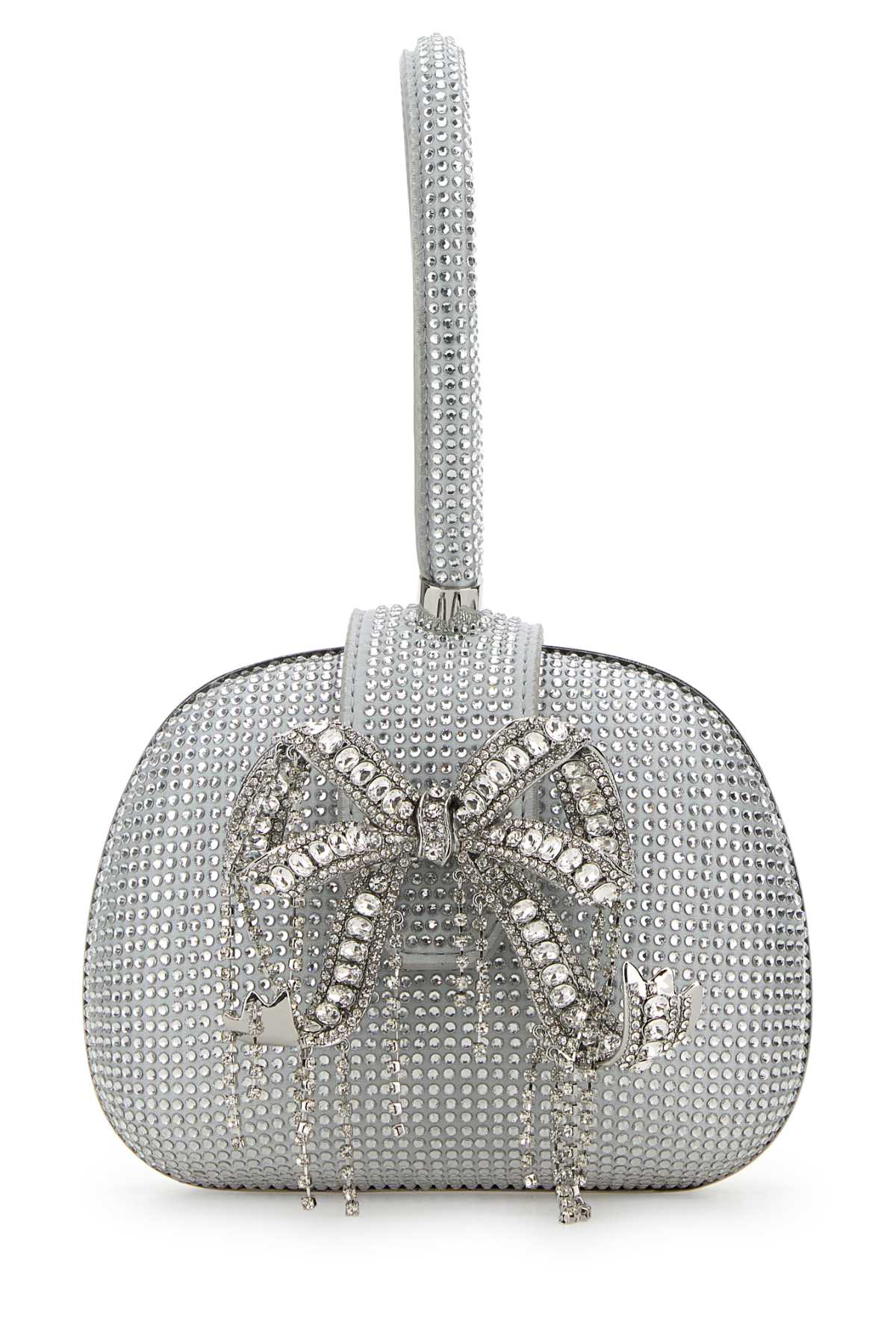 SELF PORTRAIT Mini Embellished Satin Handbag