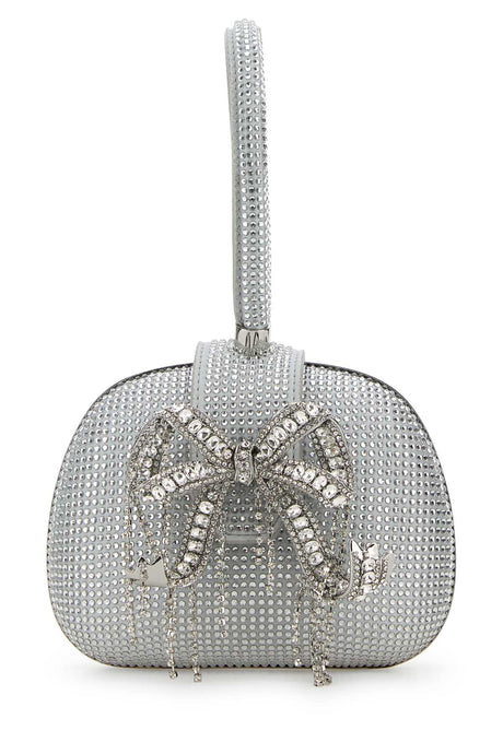 SELF PORTRAIT Mini Embellished Satin Handbag