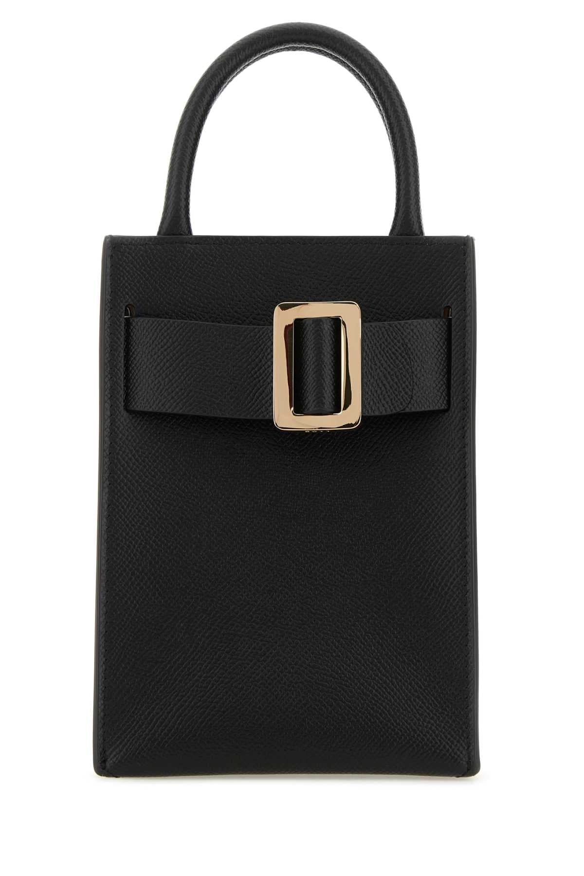 BOYY Mini Black Leather Handbag - Chic Epsom Design