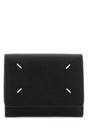 MAISON MARGIELA Mini Black Leather Wallet for Women