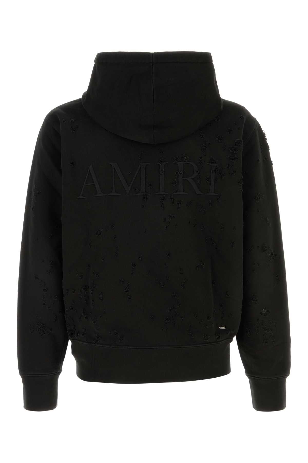 AMIRI Essential Black Cotton Sweatshirt for Men