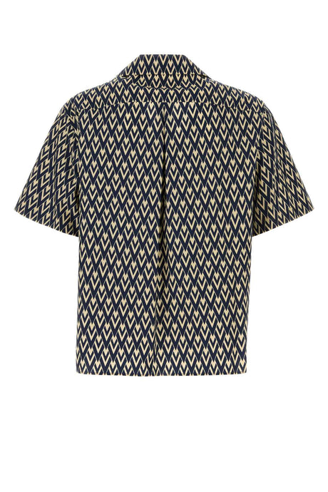 VALENTINO GARAVANI Printed Poplin Shirt for Men