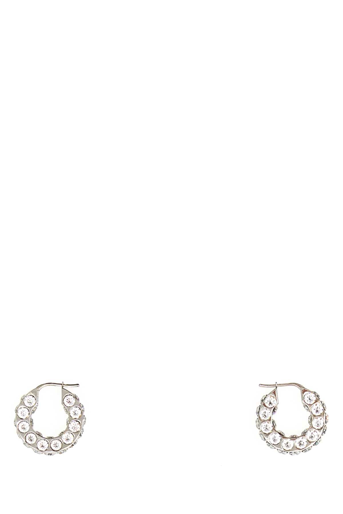 AMINA MUADDI Mini Embellished Metal Small Jaheel Earrings