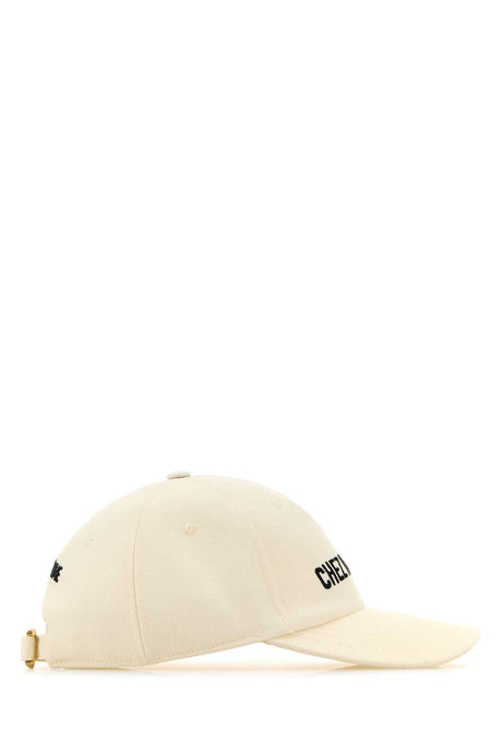 VALENTINO GARAVANI Ivory Cotton Baseball Cap for Men