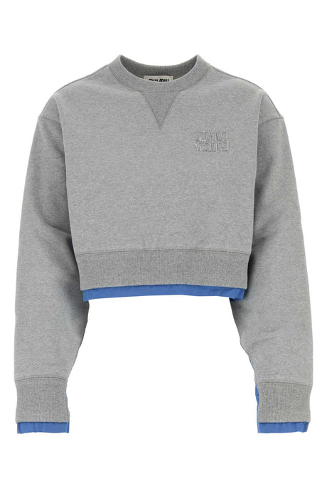 MIU MIU Cotton Sweatshirt for Women - Perfect for Everyday Wear