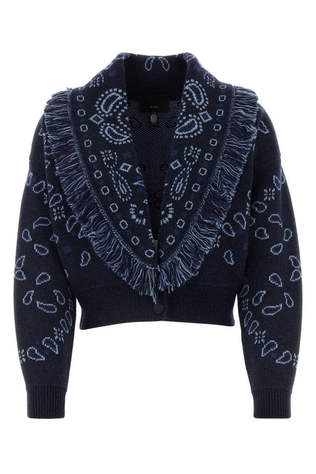 ALANUI Wool Blend Embroidered Cardigan