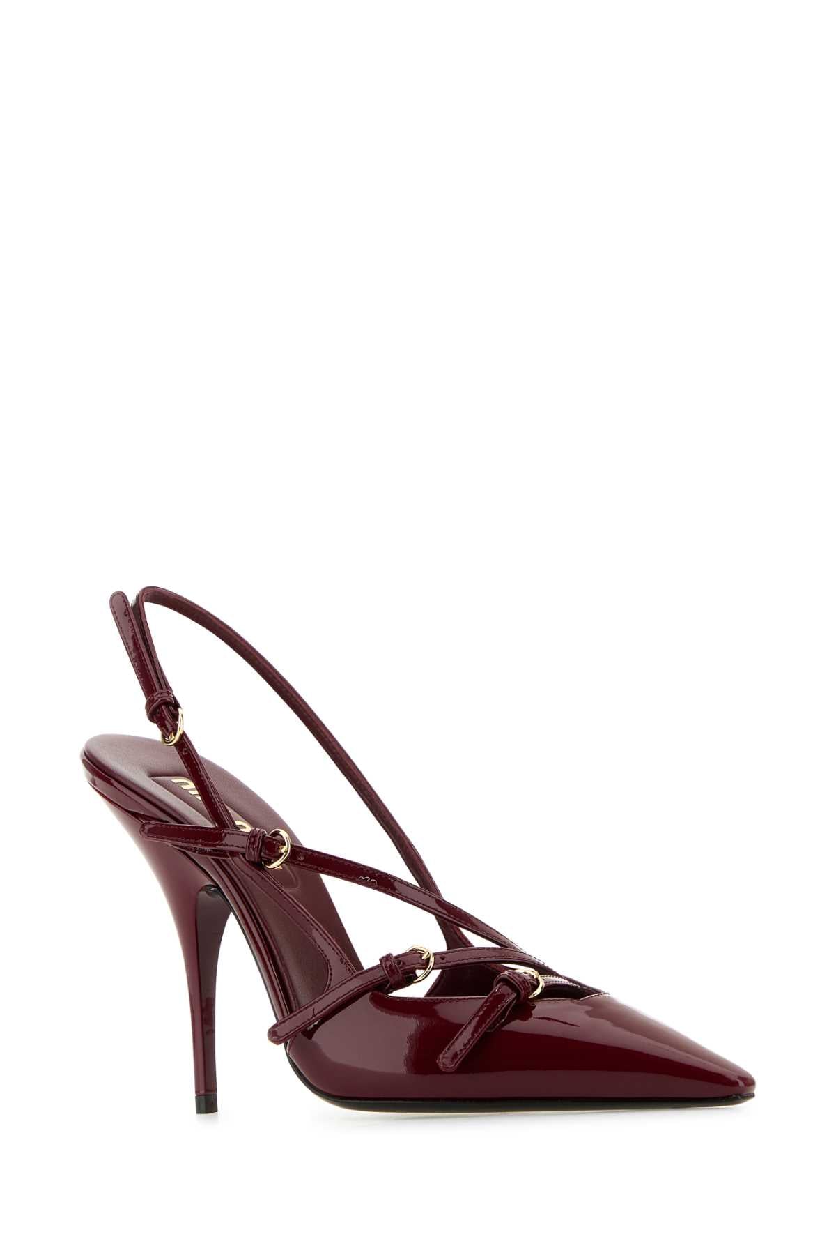 MIU MIU Elegant 11 cm Mini Leather Pumps for Women